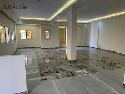 شقة بيزمنت للايجار سكني او ادارى فى البنفسج فيلات 9
