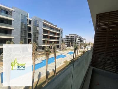بتشطيب كامل شقة جاهزة للاستلام بفيو لاند سكيب للبيع في الباتيو اورو التجمع الخامس El Patio Oro New Cairo