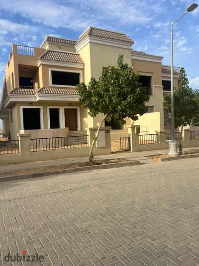 فيلا بأقل سعر جاهزة للاستلام الفوري للبيع في سراي مدينة المستقبل بموقع مميز Sarai Mostakbal City