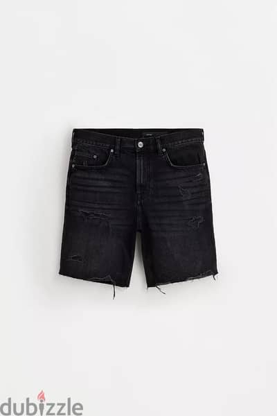 Black short jeans size 30