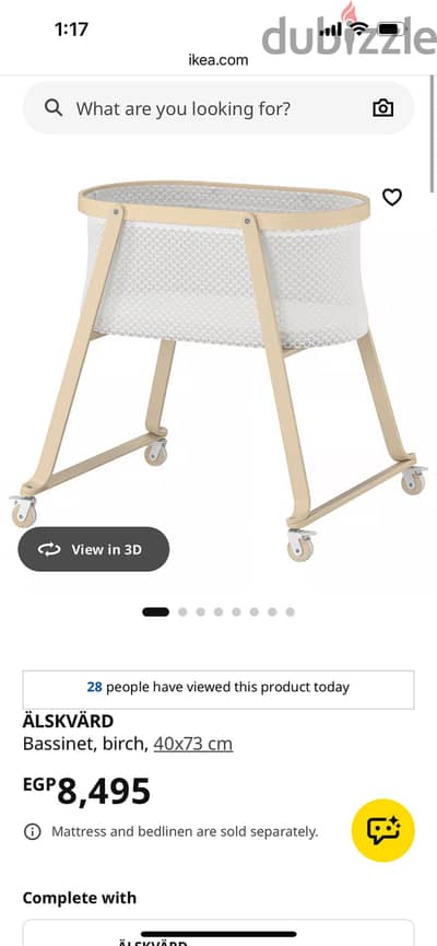 Älskvärd bassinet