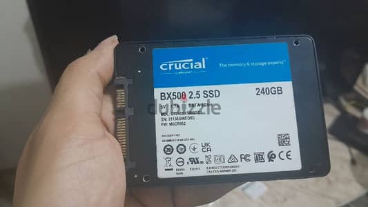 هارد SSD Crucial 240gb