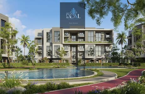 Penthouse with open view, swimming pool, and landscaped views for sale at a bargain price in the best location in R8, directly on the Central Axis of