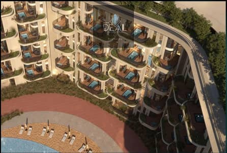 Villatique for sale with open views of the Green River, landscaped areas, and a private swimming pool in the best location in R8, New Administrative C