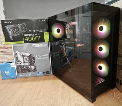 Gaming Pc Core i5-14400F RTX 4060ti تجميعة جيمنج جيل 14