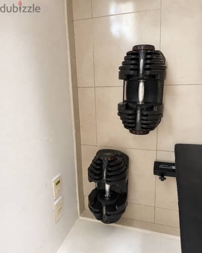Bowflex 1090i Adjustable Dumbbell Duo Pack from 4 kg to 41 kg