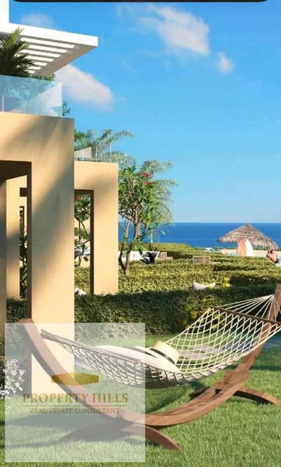 آخر فيلا متشطبه بالكامل في  sodic June sea view بسعر مميز لسرعه البيع