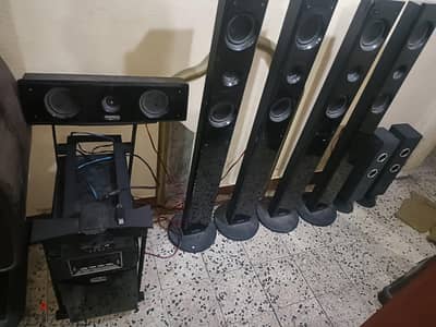 ميديا تك بلس صب ومسرح وهوم ثيتر ٩٥٠٠ وات ٨ سماعات اقرا الوصف بايفل
