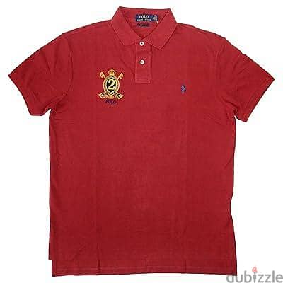 Men's Ralph Lauren Polo Shirt Red orginal زيرووو
