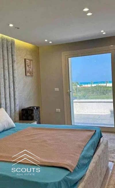 Immediate delivery apartment with a view of the towers - fully finished for sale, first row in the lagoons, in a prime location in the heart of New Al