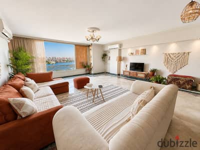 Panoramic Nile View 3-bedroom in the heart of Giza