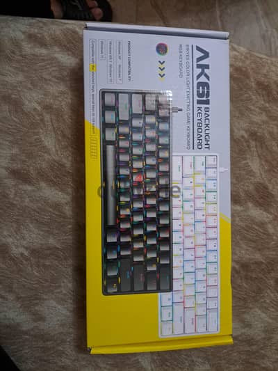 60% RGP mechanical keyboard - AK61 - blue switches