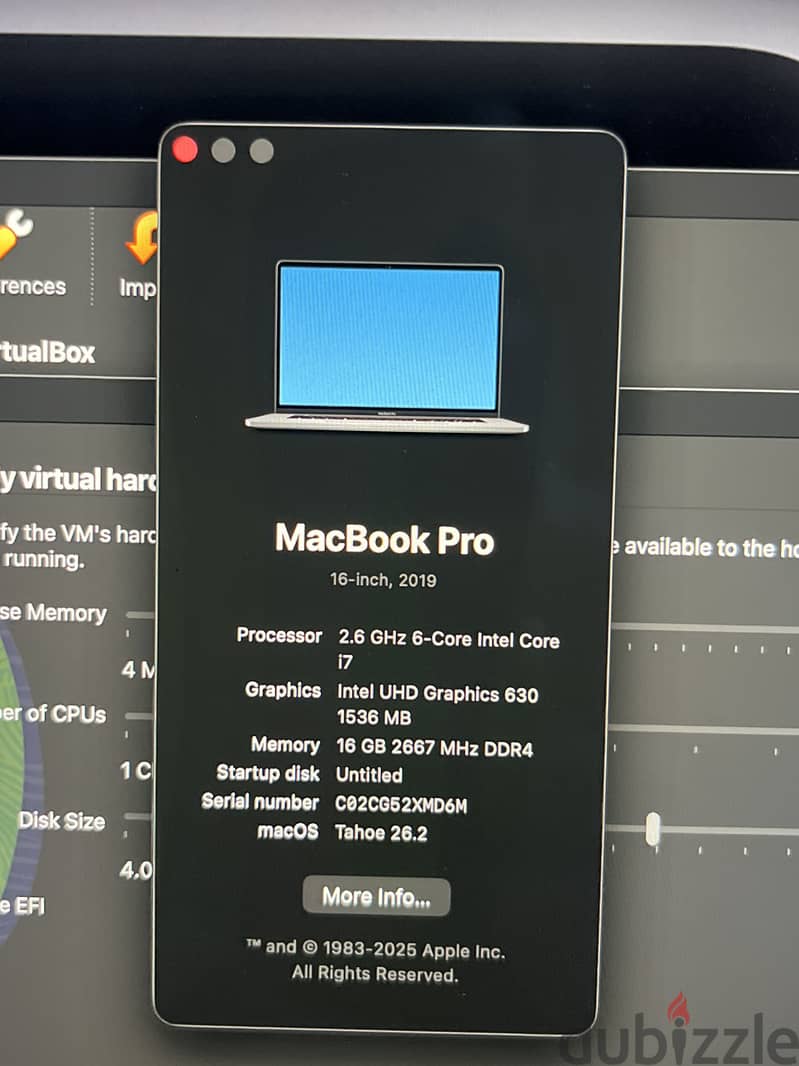MacBook Pro 2019 16 inch 8