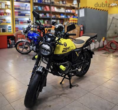 موتوسيكل VE MAX250 رخصه سنه
