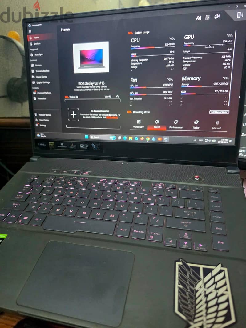 Asus ROG zephyrus M15 2