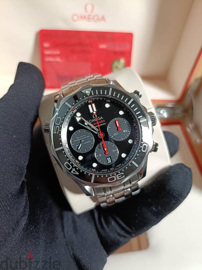 omega Seamaster diver chronograph 45mm 8