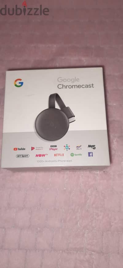 جهاز بث الوسائط كروم كاست 3 طراز GA00439 فحمي