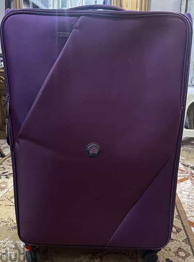 شنطة سفر ديلسي باريس (Delsey Paris) أصلية - الحجم الكبير بحالة ممتازة