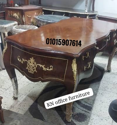 مكتب كلاسيك من الخشب الزان احمر الروماني Office manager Classic