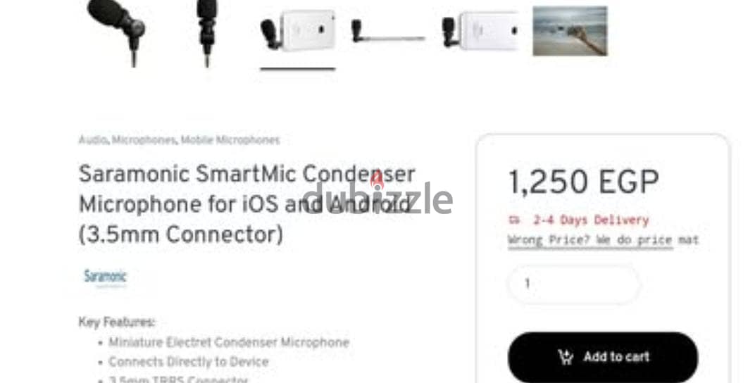 Saramonic SmartMic Microphone for iOS and Android 2