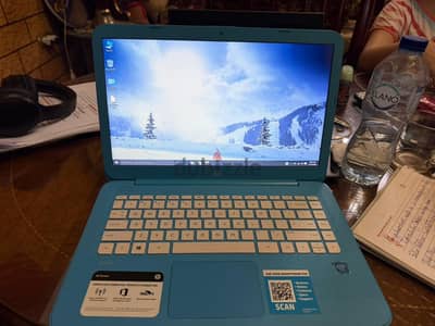 لاب توب HP Stream أزرق (بحالة ممتازة) - مثالي للطلبة والأطفال والتصفح
