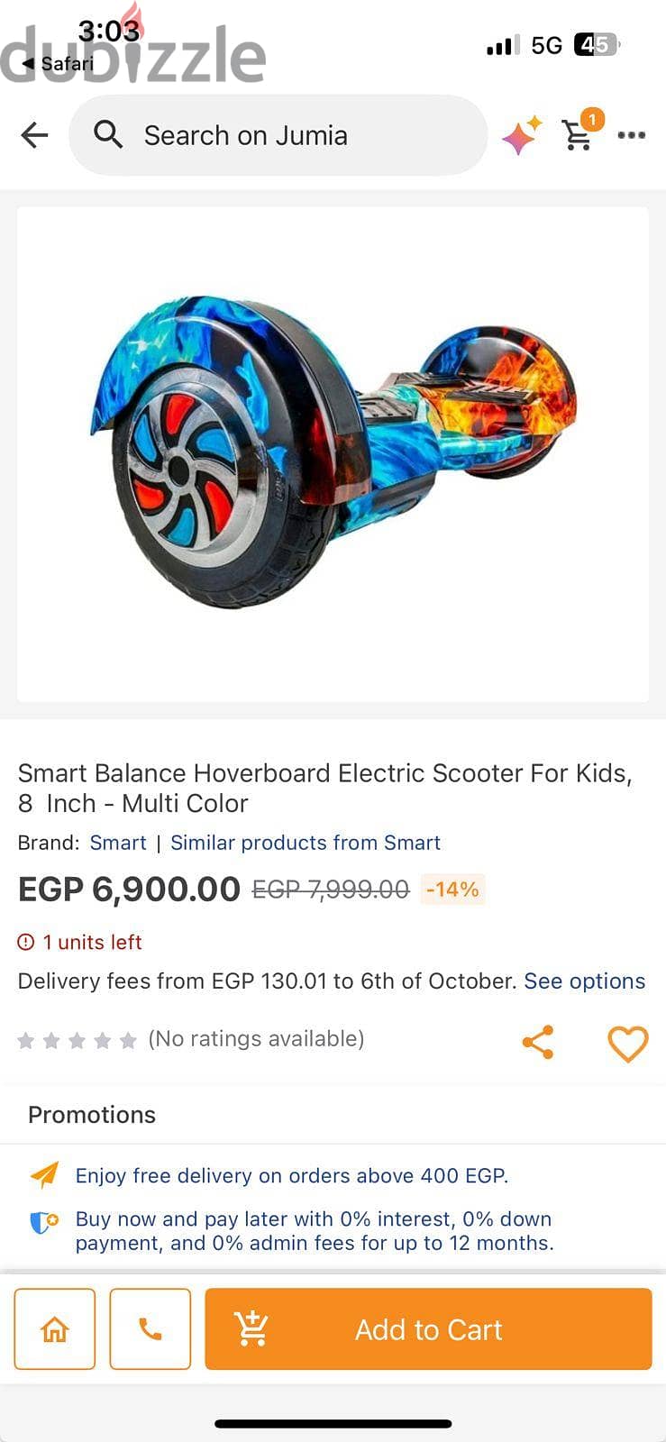 hoverboard as new 1