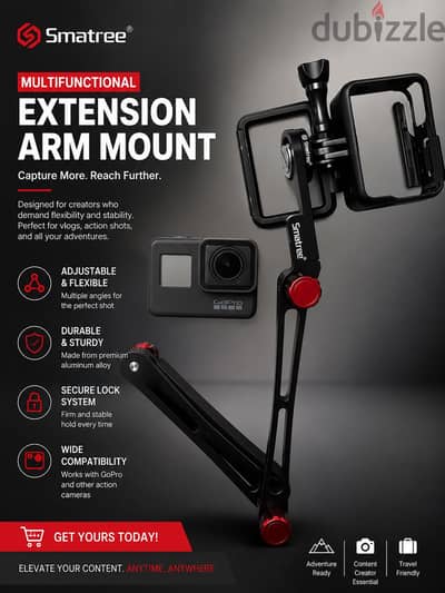  للبيع — كاميرا  GoPro Hero 5 مستعملة بحالة ممتازة بمشتملاتها 