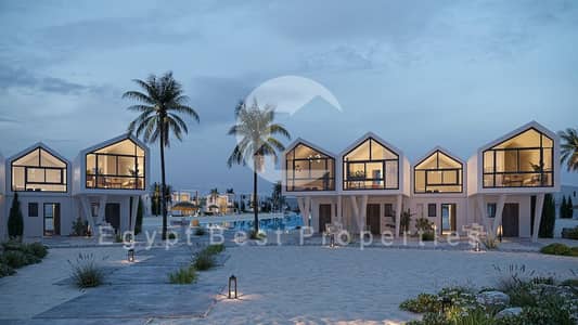 شاليه 3 غرف للبيع D Bay الضبعة الساحل الشمالي إطلالة بحر ولاجون تشطيب سوبر لوكس 5% مقدم والباقي 10 سنين بدون فوائد استلام خلال سنتين تطوير مصر