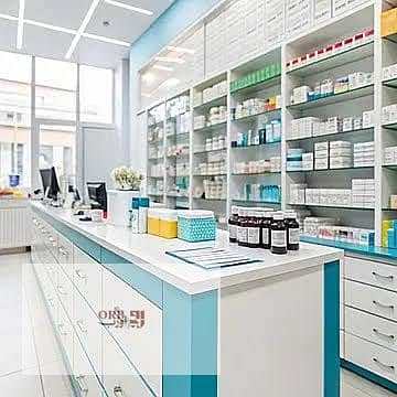 Pharmacy for sale with an area of 112 sqm plus 40 sqm outdoor space in Sheraton Al Matar, with 10% down payment and delivery within 2 years. Prime inv