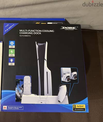 New - Dobe Multi-Function Cooling Charging Dock for PS5 and PS5 Slim