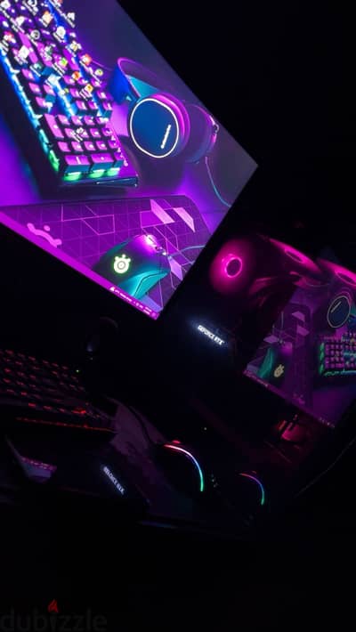 Pc with monitor