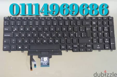 Kaybord Dell Latitude 5510 جيل عاشر الاوريجينال