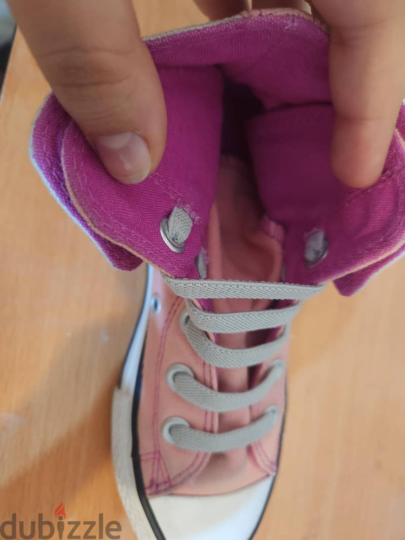 converse pink half boot 5