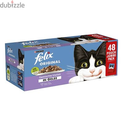 48 packs purina felix soft cat food