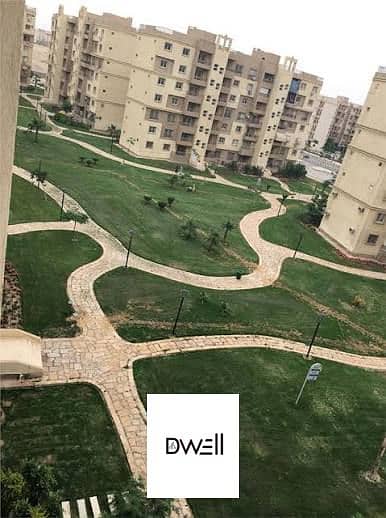 Apartment for sale in cash in Madinaty B6  | 91m |  wide garden view | paid off