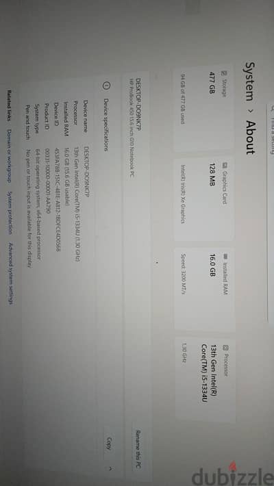 laptop HP Probook - استخدام شهرين فقط