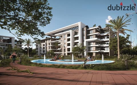 Double View Apartment in IXORA Compound in October with installments over 7 years and free parking!