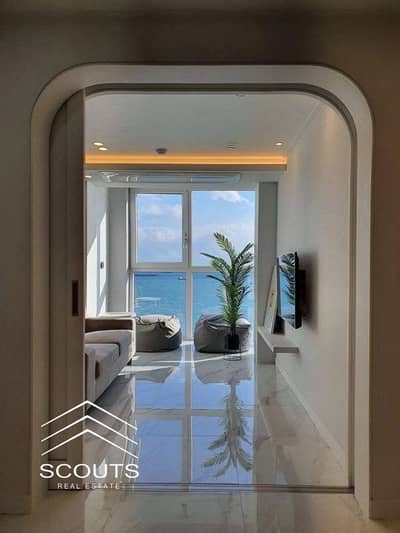 Last chalet at the old price ready to move installments over 12 years directly on sea first row to the lagoon in Mazarine El Alamein North Coast