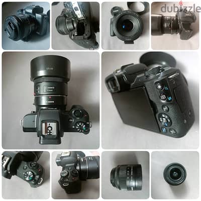Canon M50 + 50mm + Godox Flash + Trigger + Softbox | Full Setup للبيع