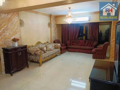 Apartment for sale, fully furnished and equipped, facing a main street (Wali El-Ahd Street) - Hadayek El-Qubba, close to all services.