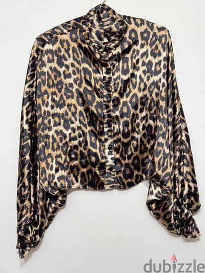Satin tiger blouse بلوزه تيجر ستان