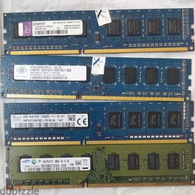 ثلاث رامات 12 جيجا  3*4  ddr3 ب 1000