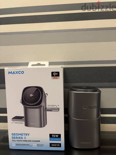 MAXCO Geometry Series II Wireless Charger – 15W Fast Charging