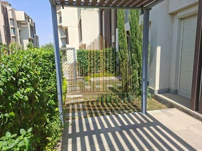 Apartment for rent furnished, 140 sqm with private garden in SODIC Eastown, 2 bedrooms, 3 bathrooms, fully furnished.