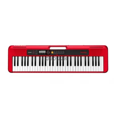 Casio CT-S200RDC2 Casiotone Musical Keyboard, 61 Keys - Red