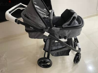 Used as new, stroller and car seat and posset