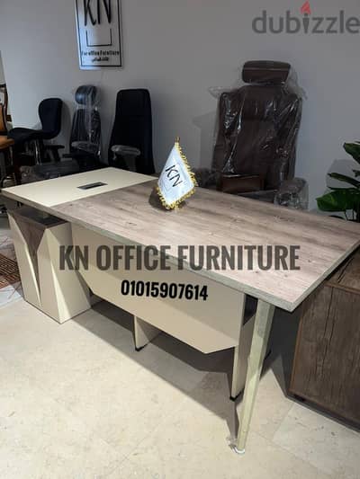 مكتب مدير خشب MDF اسباني /مكتب إداري مودرن/office furniture أثاث مكتبي
