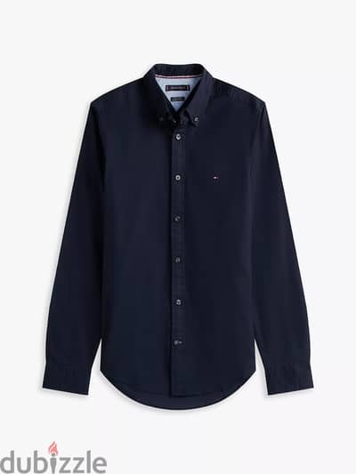 Tommy Slim Fit Oxford Shirt navy