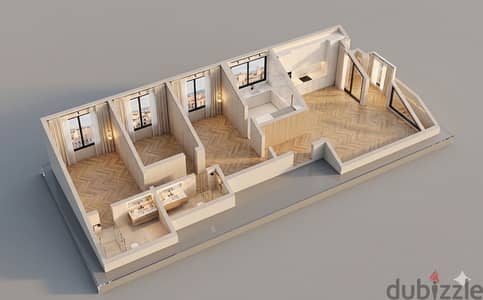 For sale, 200sqm Maadi, lasilki, parquet flooring, unique location