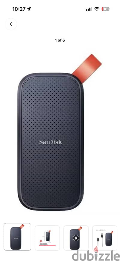 2TB Sandisk portable SSD